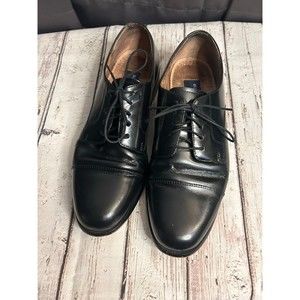 Men's Bostonian Oxford Leather First Flex Cap Toe SZ 9